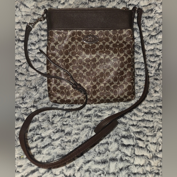 Coach Handbags - Coach Brown Crossbody Bag